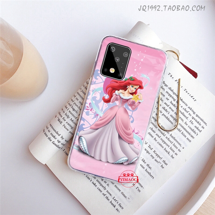 เคสโทรศัพท์มือถือแบบนิ่ม-tpu-ใส-ลายเจ้าหญิงดิสนีย์-สําหรับ-samsung-note-8-9-10-plus-m10-m20-m30-m40-j6-prime-j8-42a