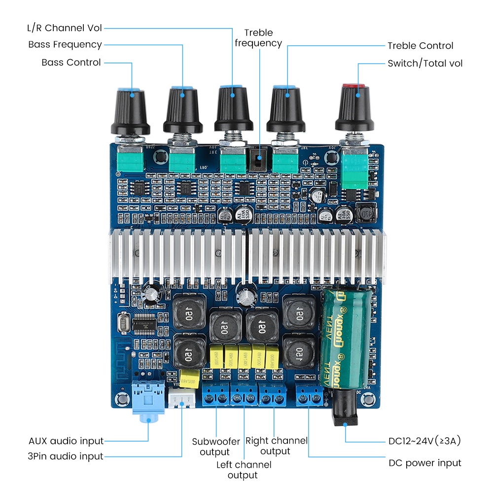 aiyima-tpa3116-บอร์ดขยายเสียงซับวูฟเฟอร์-2-1-channel-พลังงานสูงบลูทูธ-5-0-เครื่องขยายเสียง-2x50w-100w