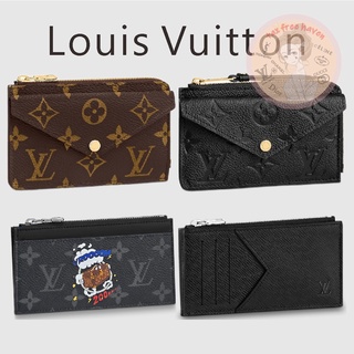 Shopee ลดกระหน่ำ 🔥ของแท้ 100% 🎁Louis Vuitton Brand New LV RECTO VERSO Card Holder