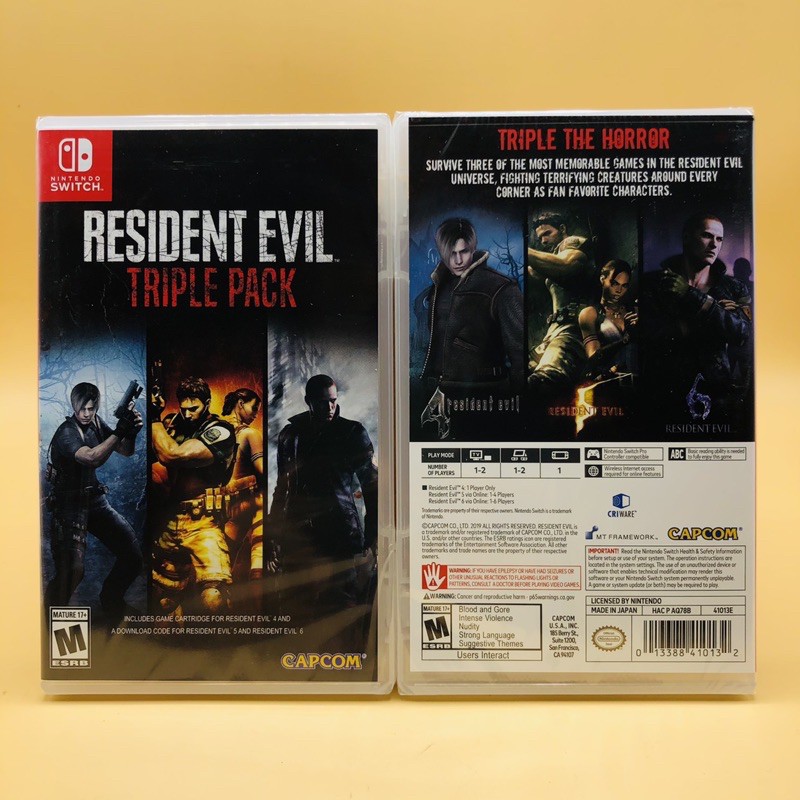 ภาพสินค้า: Resident Evil Triple Pack (US  America) จากร้าน thaksinsornpanyar บน Shopee ภาพที่ 1