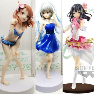 (แท้/มือ2) Banpresto The Idolmaster Cinderella Girls EXQ Karen Hojo PVC Figure,ESPRESTO SHINING MATERIALS STARRY BRIDE