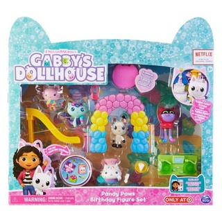 (ของแท้100%) Gabbys Dollhouse Pandy Paws Birthday Figure Set