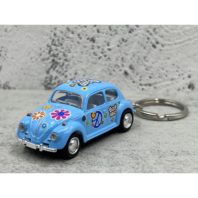 Kinsmart Display Tray 2″ – 1967 Volkswagen Classical Beetle Keychain in ...