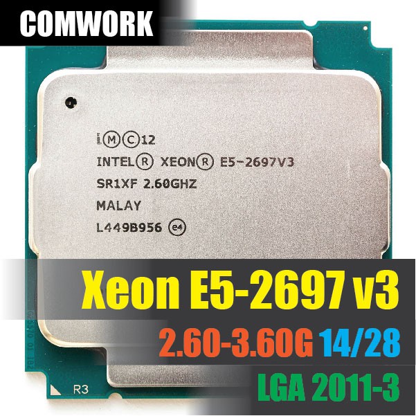 ซีพียู Intel XEON E5 2697 V3 LGA 2011-3 CPU PROCESSOR X99 C612