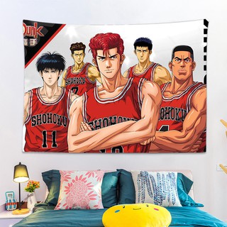 Slam Dunk พื้นหลังผ้าแขวนผ้าอะนิเมะห้อง Tapestry