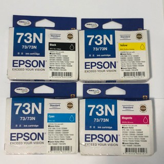 หมึก Epson 73n Bk/C/M/Y ของแท้ 4.5