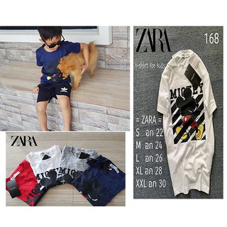 เสื้อยืดเด็กงานป้าย zara