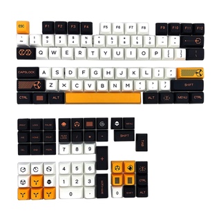 Ez ปุ่มกดคีย์บอร์ด PBT XDA 126 คีย์ สําหรับ Cherry MX Switches