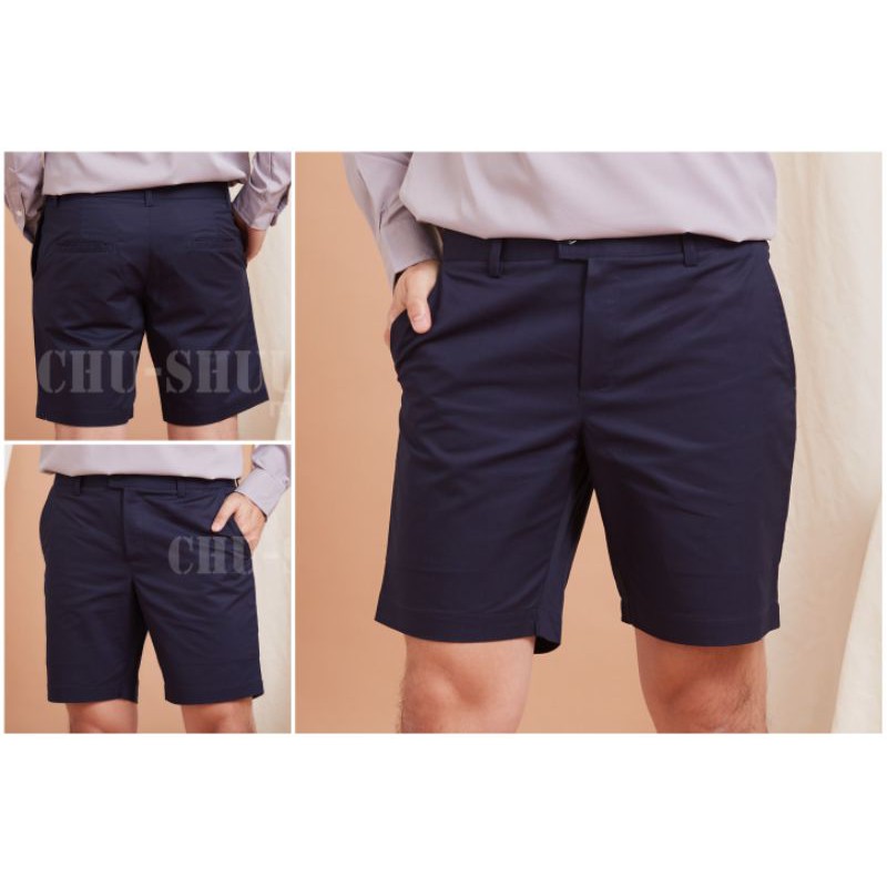 ภาพหน้าปกสินค้า1ฟรี1 กางเกงขาสั้นCHU-SHUUmanรุ่น Summer shorts สีกรม จากร้าน chushuuman บน Shopee