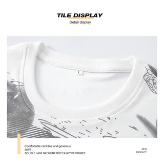 ภาพขนาดย่อของภาพหน้าปกสินค้าเสื้อยืดคอกลม แขนสั้น ลายนักบินอวกาศ สีขาว ดํา แฟชั่นฤดูร้อน สําหรับผู้ชาย M-8XL 45-130 กก. จากร้าน tidefashion.th บน Shopee ภาพที่ 5