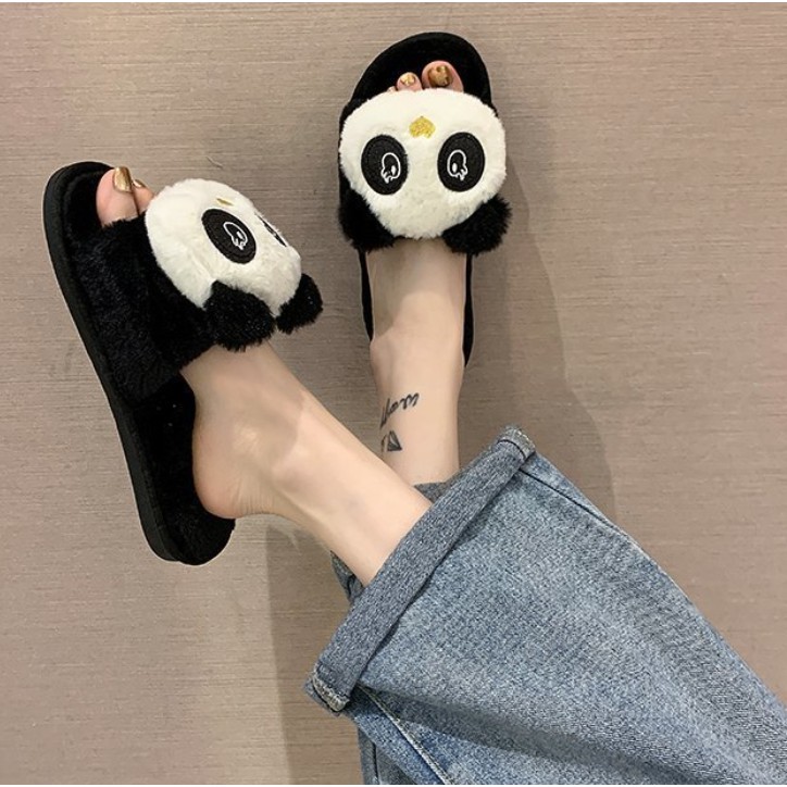 ภาพสินค้าพร้อมส่ง (SH-1-10) รองเท้าใส่เดินในบ้าน รองเท้าสลิปเปอร์ slippers ผ้าขนนุ่มใส่สบาย ลายตุ๊กตา น่ารักมาก จากร้าน saki_store บน Shopee ภาพที่ 4