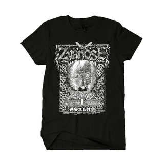 เสื้อยืดผ้าฝ้ายเสื้อยืด ลาย ZYANOSE มีเสียงเพลงL XL  XXL 3XL