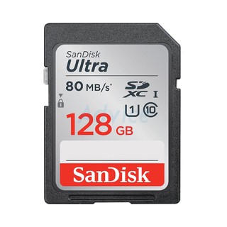 SD Card 128GB Sandisk Ultra (80MB. CL10)