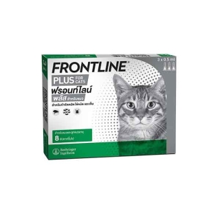 โปรโมชั่น : FRONTLINE PLUS CAT ฟรอนท์ไลน์ พลัส ยาหยดกำจัดเห็บหมัด สำหรับแมว ล็อตยาว
