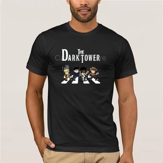[S-5XL] เสื้อยืดผ้าฝ้าย 100% พิมพ์ลาย The Dark Tower Abbey Road Stephen King แฟชั่นฤดูร้อน สําหรับผู้ชาย