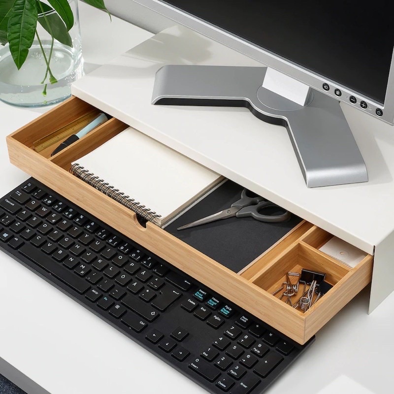 ชั้นวางจอคอม-elloven-ikea-พร้อมส่ง