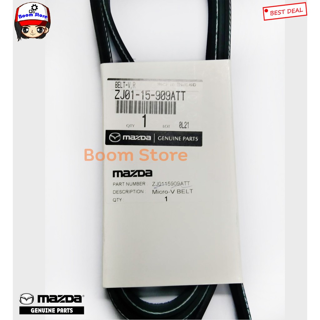 mazda-แท้เบิกศูนย์สายพานหน้าเครื่อง-mazda-3-เครื่องยนต์-1-6-ปี-04-09-เบอร์แท้-zj0115909att