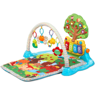 โปรโมชั่น Flash Sale : VTech Official Store 4 In 1 New Born Baby Gym Playmat Activity Gym Infant แผ่นรองคลาน เพลยิม เสื่อรองคลาน 0/3 Months