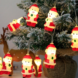 1.5 / 3M การ์ตูนซานตาคลอส บอล สายไฟ / LED คริสต์มาส จี้ ไฟ สําหรับงานเทศกาล ปาร์ตี้ คริสต์มาส ตกแต่งต้นคริสต์มาส