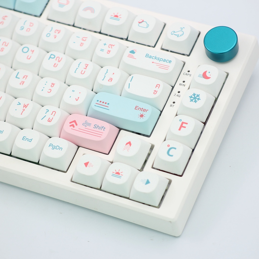 Weather Keycaps PBT Weather Key Cap ญี่ปุ่น 132Key MA เค้าร่างเข้ากัน ...