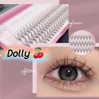 สินค้า 🇹🇭 ร้านไทย🇹🇭 🔥ใหม่ 🔥🍒ขนตา Dolly 🎄พร้อมส่ง 🚚♥️⭐️  ขนตา Dolly  ⭐️โค้ง: ตัว C ขนตาปลอม.