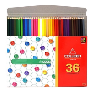 คอลลีน ดินสอ สีไม้ 36สี ของแท้ พร้อมส่ง   Colleen 36 Colored Pencils.