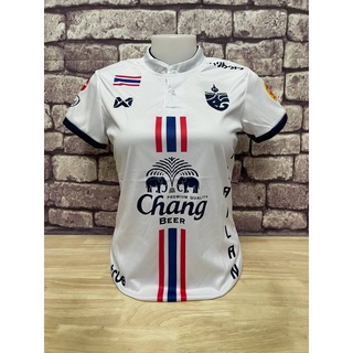 เสื้อกีฬา/เสื้อบอลคอจีนผู้หญิงลายทีมไทยมาใหม่