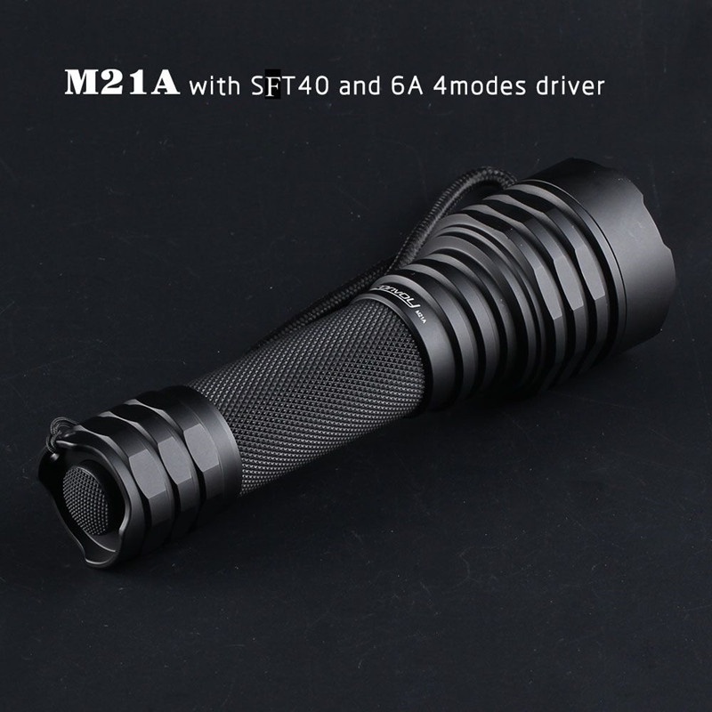 ไฟฉาย-convoy-m21a-พร้อม-sft40-led-ar-coated-สําหรับตั้งแคมป์-เดินป่า