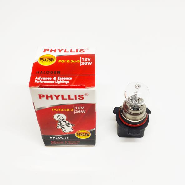 หลอดไฟ-psx26w-12v-26w-phyllis-ไฟหรี่-ตัดหมอก-รถตู้-commuter-1หลอด