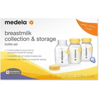 ʕ•́ᴥ•̀ʔ ถ้วยเก็บน้ำนม Medela Breast Milk Collection and Storage Bottles ที่เก็บนม ขวดนม ขวดเก็บนม
