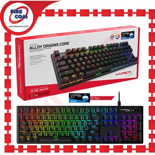 คีย์บอร์ด KEYBOARD Kingston HyperX Alloy Origins Mechanical Gaming RGB Blue Clicky ไทย-ENG สามารถออกใบกำกับภาษี