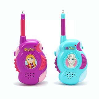 วิทยุสื่อสาร สำหรับเด็กเล่น WALKIE TALKIE FROZEN ใช้งานได้เสมือนจริง ระยะการใช้งานราวๆ 50 เมตร NO.FZ-2630 ลิขสิทธิ์แท้