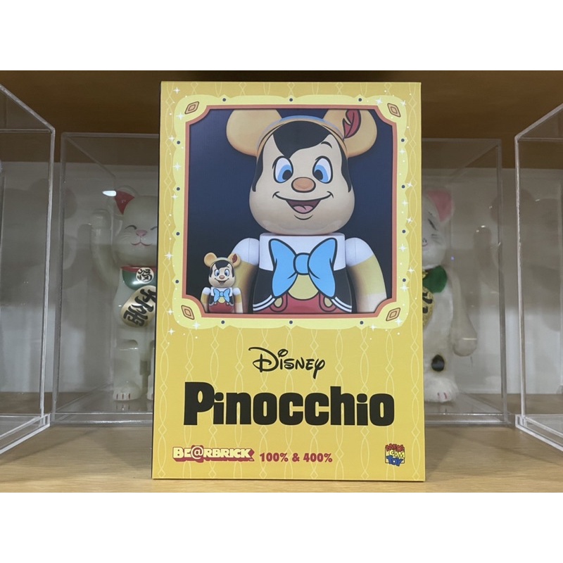 ของแท้-berbrick-pinocchio-100-400-bearbrick