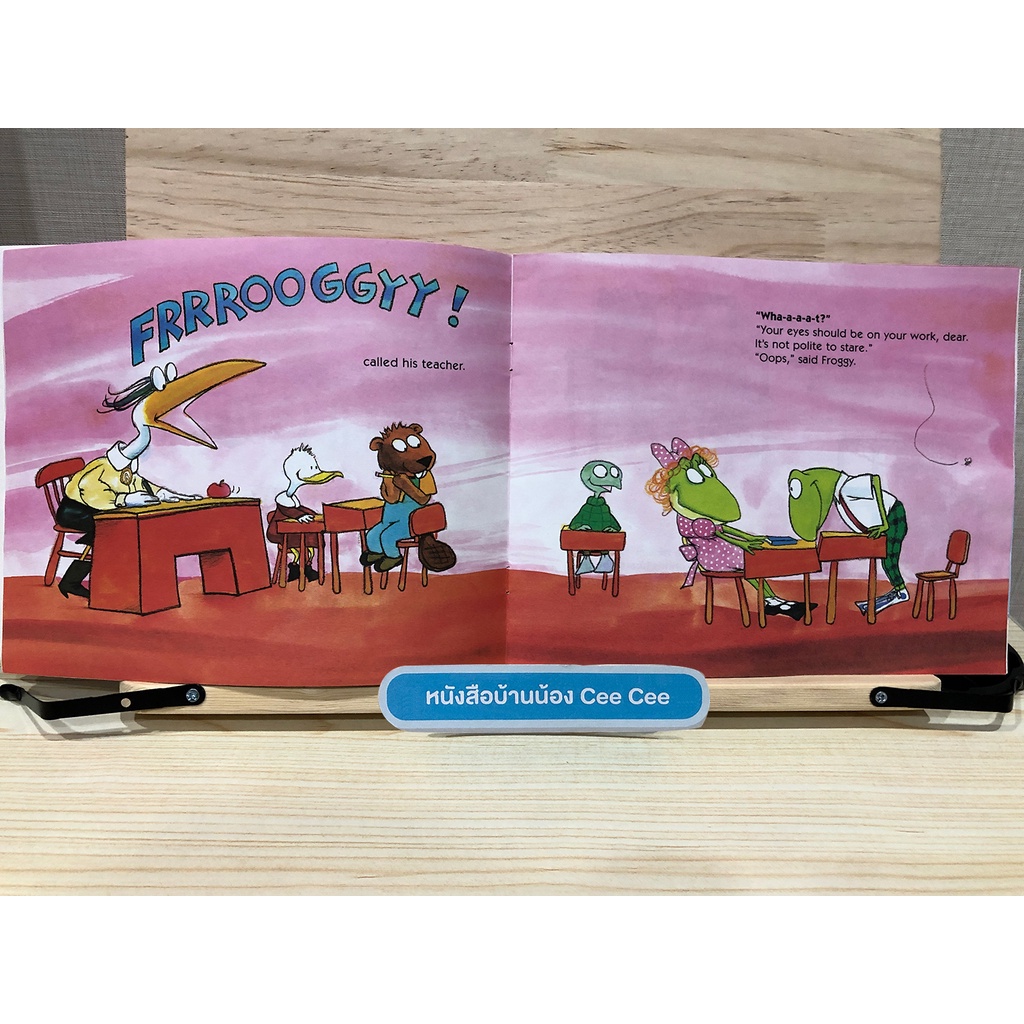 หนังสือนิทานภาษาอังกฤษ-ปกอ่อน-froggys-first-kiss