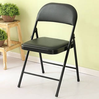 เก้าอี้เหล็ก เก้าอี้พับ ที่นั่งกินข้าว พับเก็บง่าย เพิ่มความแข็งแรง x2 ด้วยตัวล็อกท่อเหล็ก  ASP