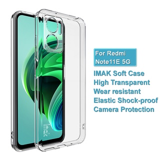 ของแท้ Imak เคส Redmi Note 11E 5G ใส นิ่ม TPU ด้านหลัง เคส Redmi 10 5G ใส ซิลิโคน กันกระแทก เคส