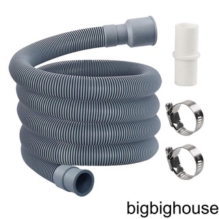 [Biho] Washing Machine Dishwasher Drain Waste Hose Waste Water Outlet Expel Soft Tube Stretchable