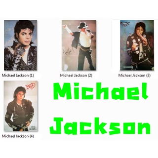 โปสเตอร์ รูปภาพ Michael Jackson (4แบบ) ไมเคิลแจ็คสัน วงดนตรี โปสเตอร์ติดผนัง โปสเตอร์สวยๆ ภาพติดผนัง poster ส่งEMS.ค่ะ
