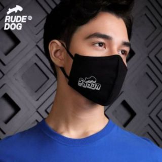Rudedog หน้ากากผ้า ของแท้ รุ่น Mask02 สีดำ (ราคาต่อชิ้น)
