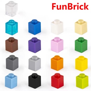 [Funbrick] บล็อคตัวต่อ รูปอิฐ 1x1 3005 เข้ากันได้กับของเล่นตัวต่อ แบรนด์ดัง MOC DIY 50 ชิ้น