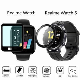 Realme ฟิล์มป้องกันรอยหน้าจอแบบนิ่ม เต็มรูปแบบ 3D สําหรับ Realme Watch S