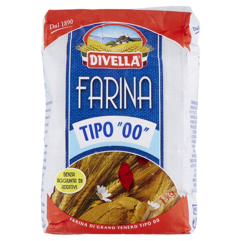 ภาพหน้าปกสินค้าดีเวลล่า ฟารีนา เเป้งอเนกประสงค์ ทิโป เบอร์ 00 1 กิโลกรัม - Divella Farina Plain Flour Tipo 00 1kg