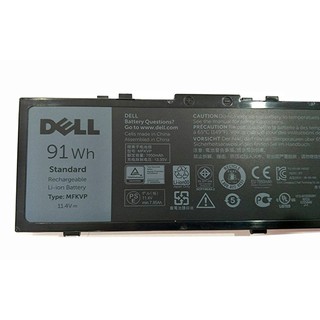 Dell แบตเตอรี่ ของแท้ MFKVP Dell Precision 15 7510, 17 7710 Series Dell Battery Notebook แบตเตอรี่โน๊ตบุ๊ค