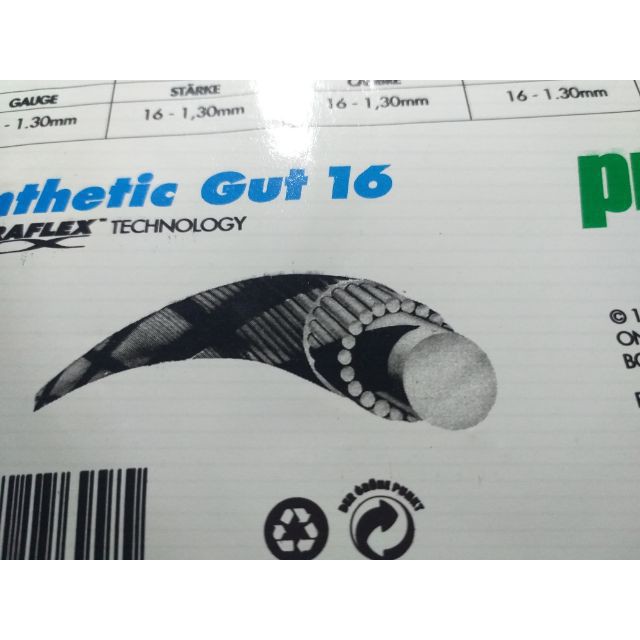 ภาพหน้าปกสินค้าเอ็นเทนนิสPrince รุ่น Synthetic Gut 16 with Duraflex(1.30mm) จากร้าน pennapatumsuwan บน Shopee