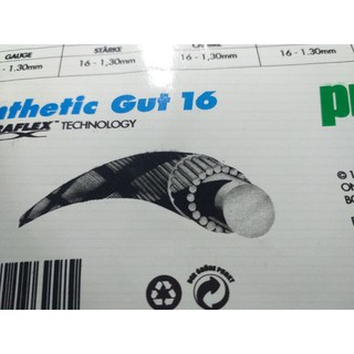 ภาพขนาดย่อของภาพหน้าปกสินค้าเอ็นเทนนิสPrince รุ่น Synthetic Gut 16 with Duraflex(1.30mm) จากร้าน pennapatumsuwan บน Shopee
