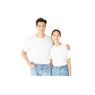 โปรโมชั่น : Yuedpaoใหม่ล่าสุดรุ่นโคตรนุ่ม นุ่มตั้งแต่กำเนิด ยืดแต่ไม่ย้วย ยับยากไม่ต้องรีด เสื้อยืดเปล่า เสื้อยืดคอกลม สี White