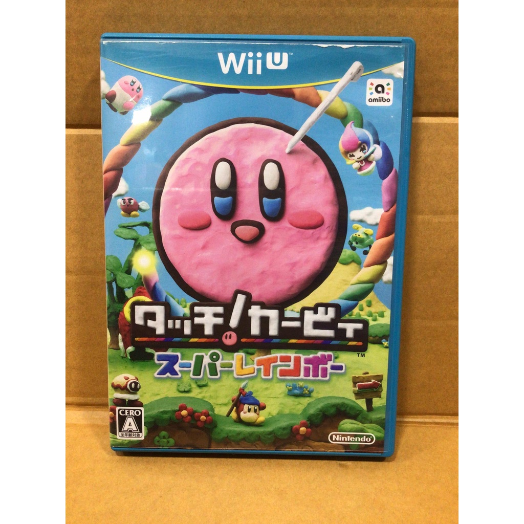 แผ่นแท้ [Wii U] Touch! Kirby Super Rainbow (Japan) (WUP-P-AXYJ) Kirby ...