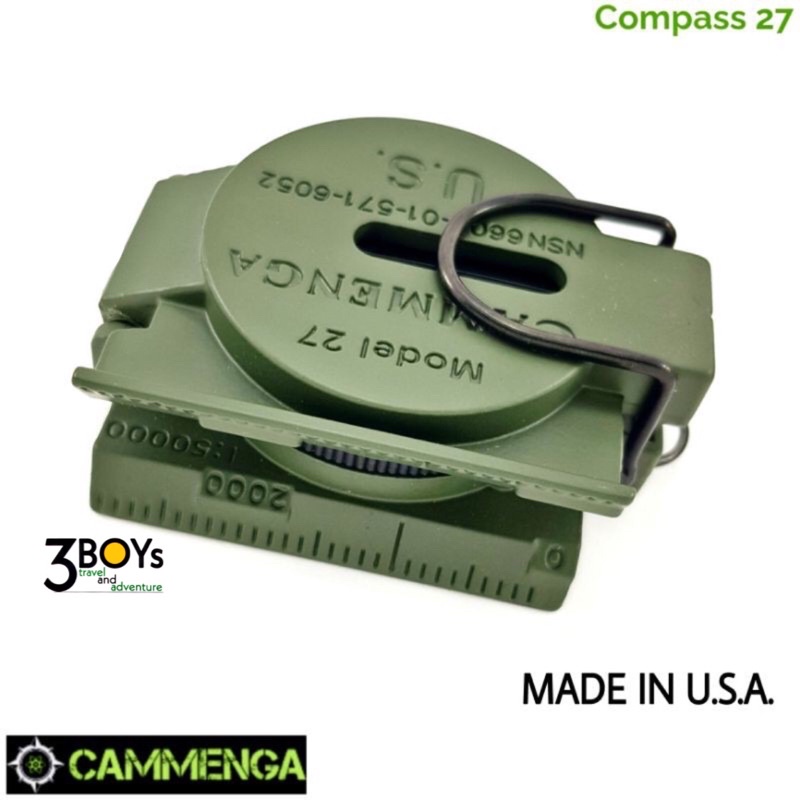 เข็มทิศทหารอเมริกาแท้-ยี่ห้อ-cammenga-รุ่น-compass-27-มีฟอสฟอรัสเรืองแสงในที่มืด-ดีที่สุดในอเมริกา