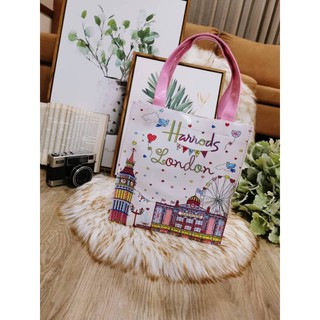 Dont Miss! Harrods London Top-handle Shopping Bag กระเป๋า Shopping