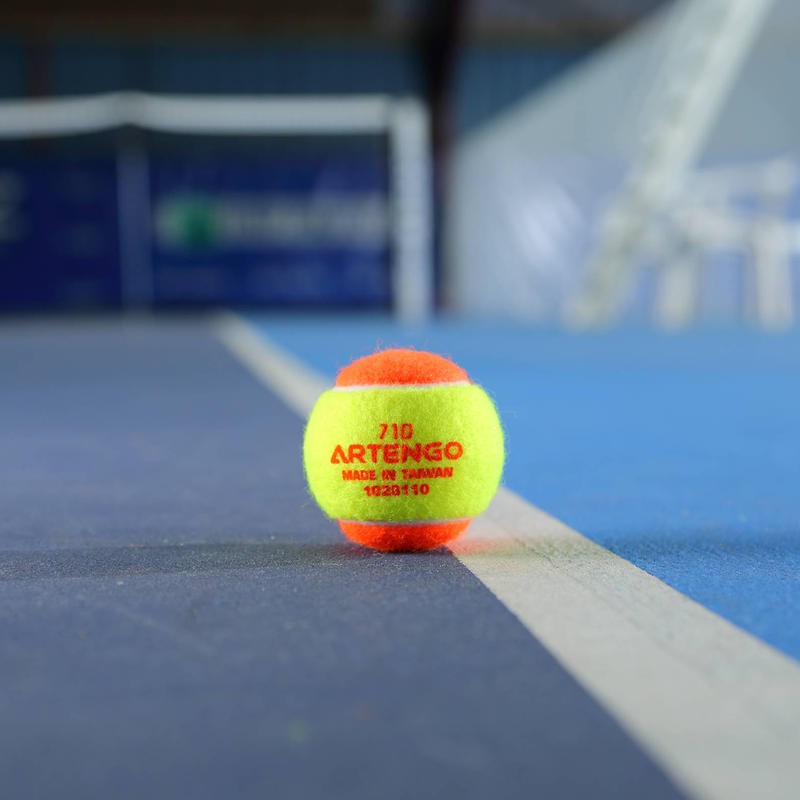 ภาพหน้าปกสินค้าARTENGO ลูกเทนนิส ลูกเทนนิสคุณภาพดี ลูกเทนนิส  Tennis Ball ลูกเทนนิส TB110 (สีส้ม)